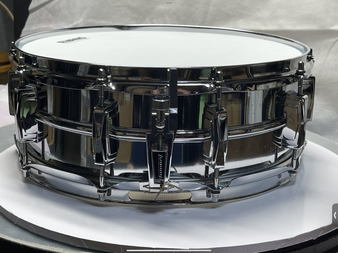 Ludwig Supraphonic snare drum after restoration
